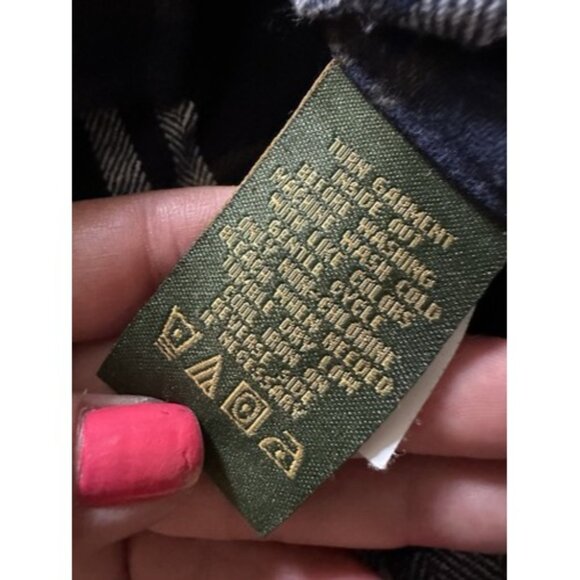 Anchorage Expedition Flannel Shirt Mens Large Blue Plaid Long Sleeve Button Up - Picture 9 of 13